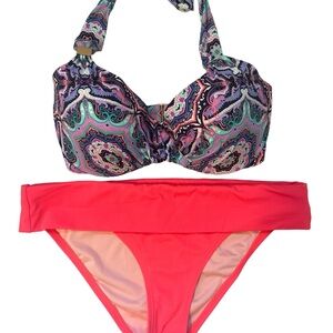 victoria secret 32DD pushup bikini top & M bottom